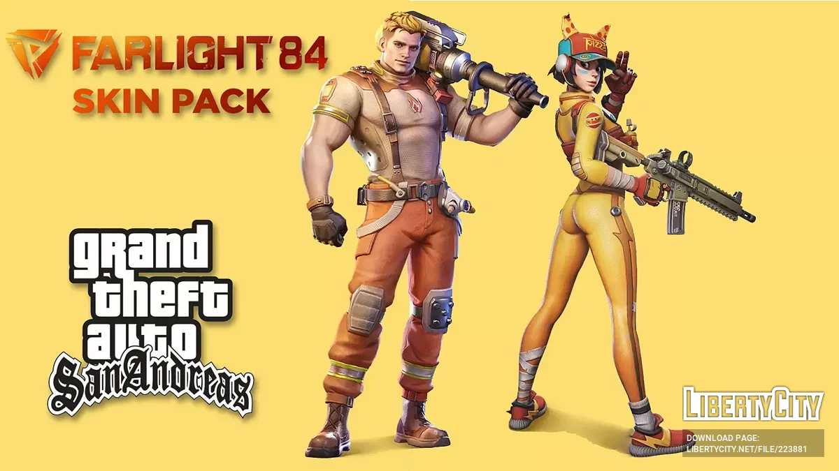 Captain и Maggie из Farlight 84 / GTA San Andreas