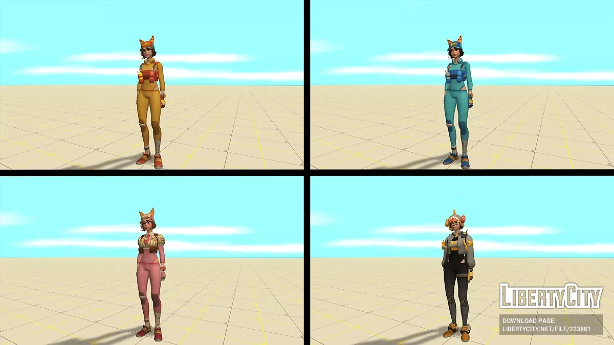 Captain и Maggie из Farlight 84 / GTA San Andreas
