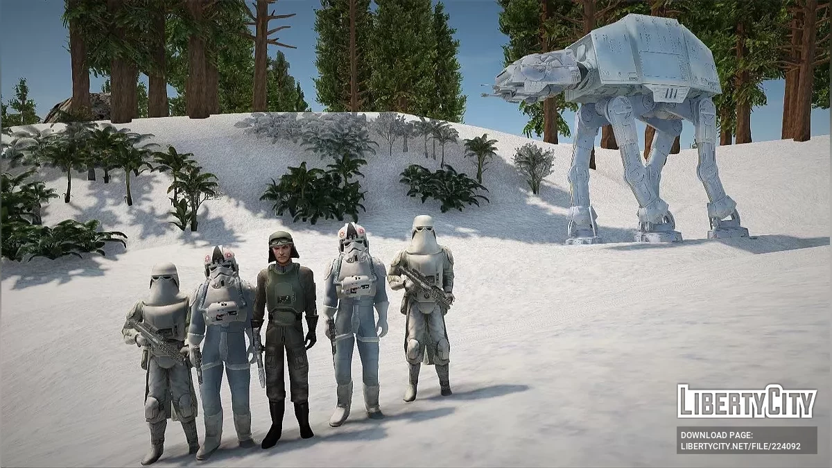 Имперская сторона в битве за Хот (Star Wars) / GTA San Andreas