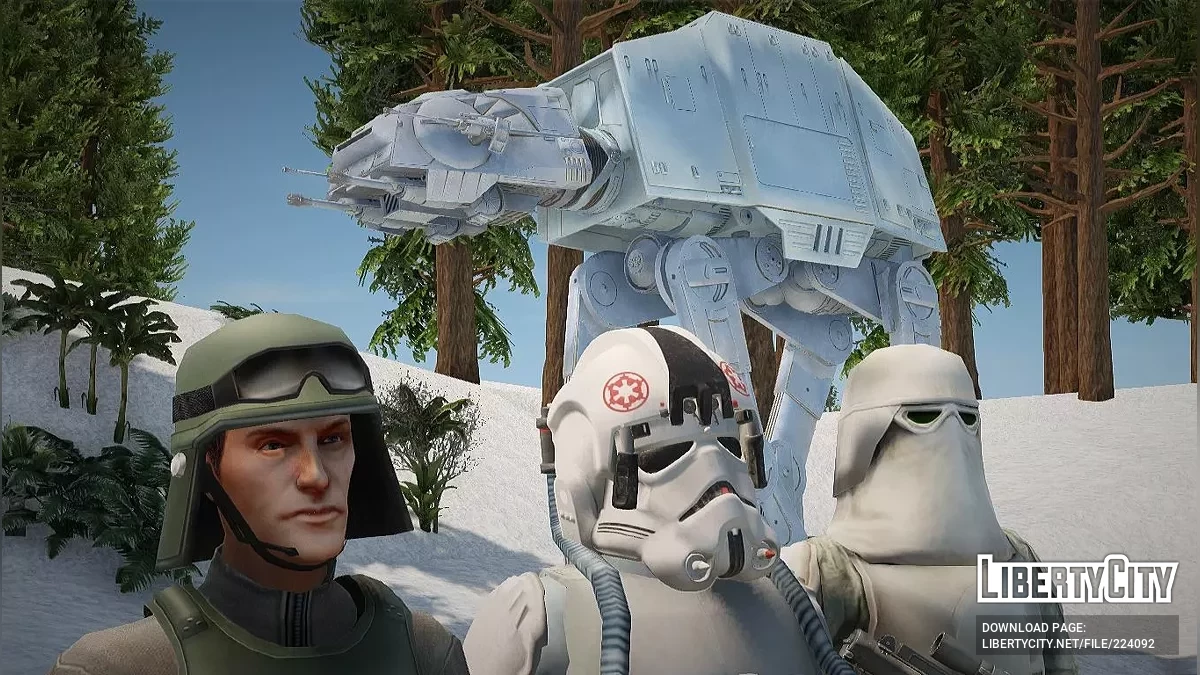 Имперская сторона в битве за Хот (Star Wars) / GTA San Andreas