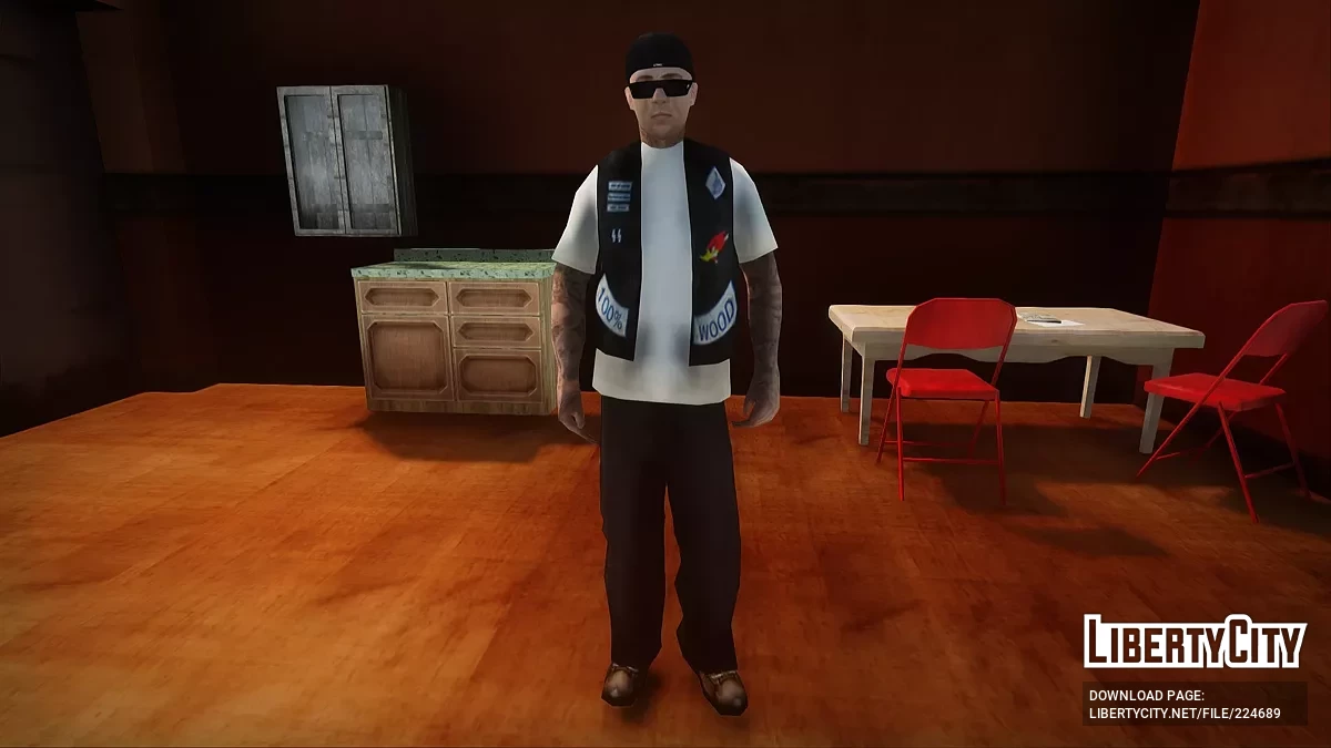 Байкеры Peckerwoods MC / GTA San Andreas