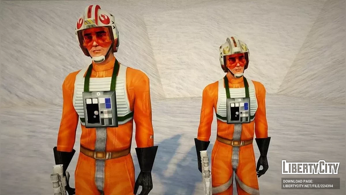 Боец-повстанец с Хот и пилот из Star Wars / GTA San Andreas