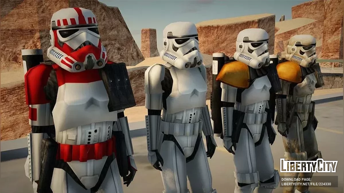 Пак скинов штурмовиков из Star Wars / GTA San Andreas