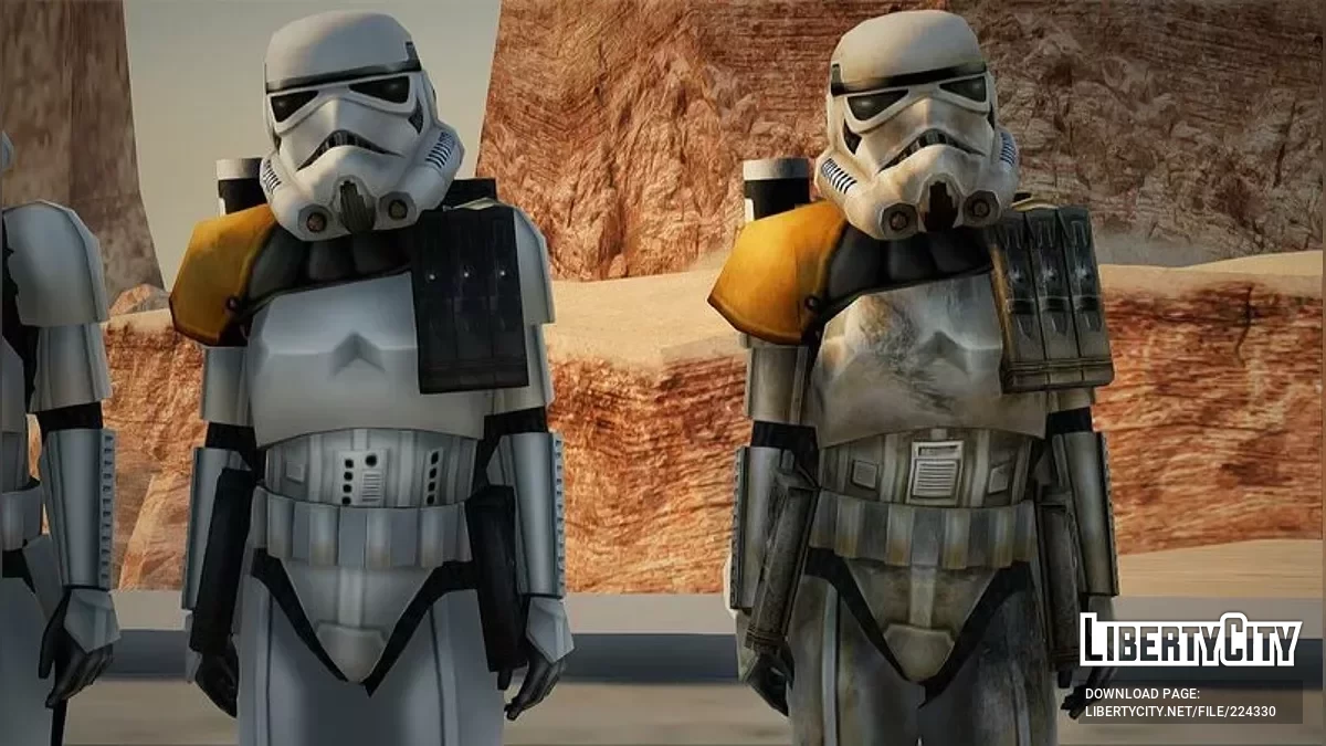Пак скинов штурмовиков из Star Wars / GTA San Andreas
