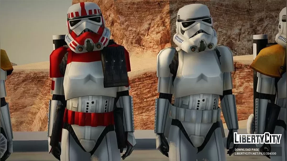 Пак скинов штурмовиков из Star Wars / GTA San Andreas