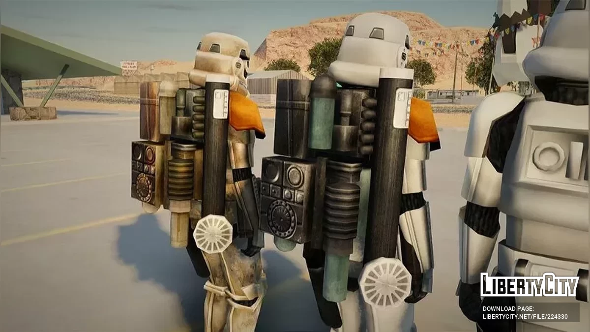 Пак скинов штурмовиков из Star Wars / GTA San Andreas