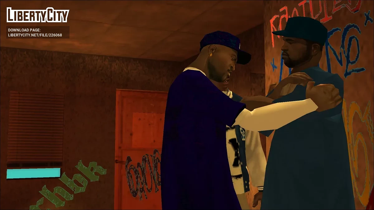 Crips & Bloods (Скин-пак реальных банд) / GTA San Andreas