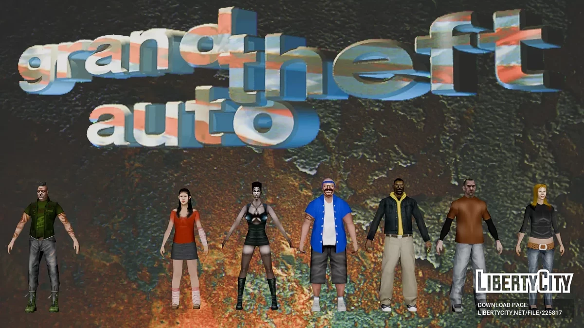 GTA 1 Протагонисты / GTA San Andreas