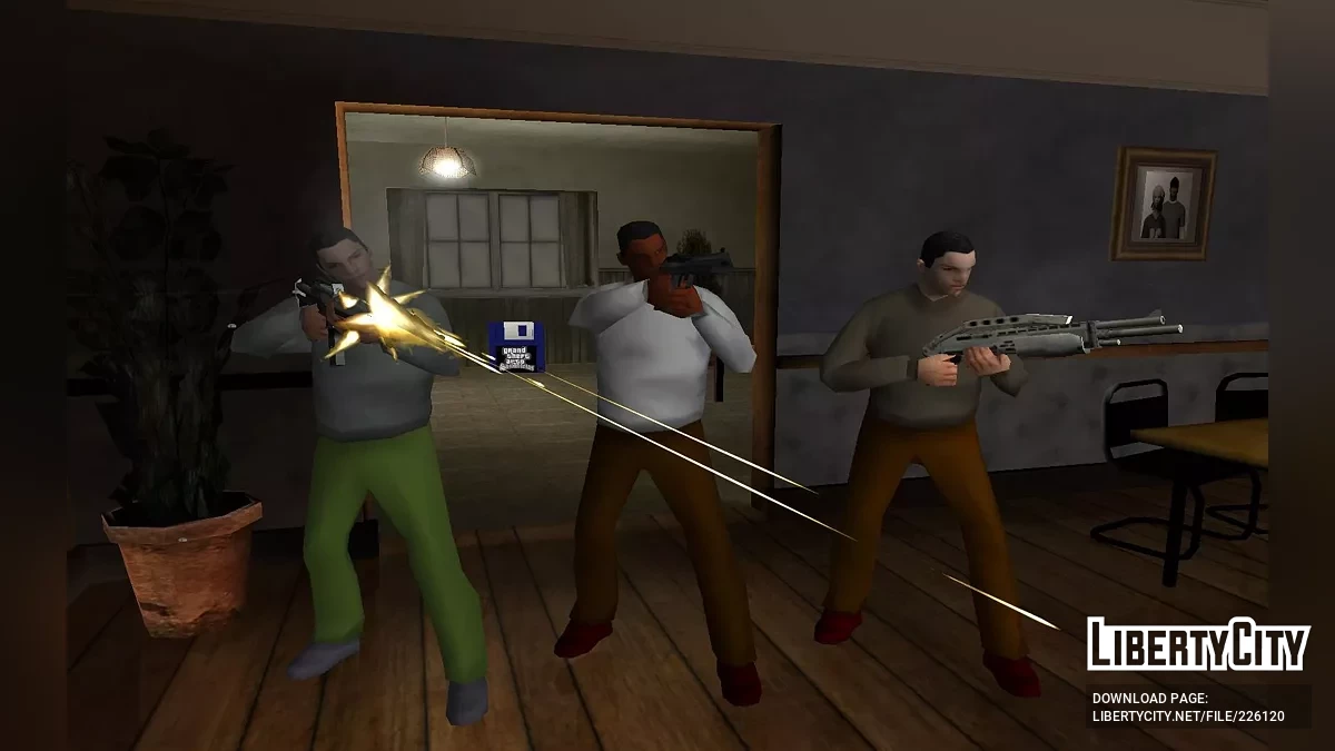 GTA 2D Gameplay Protagonists / GTA San Andreas