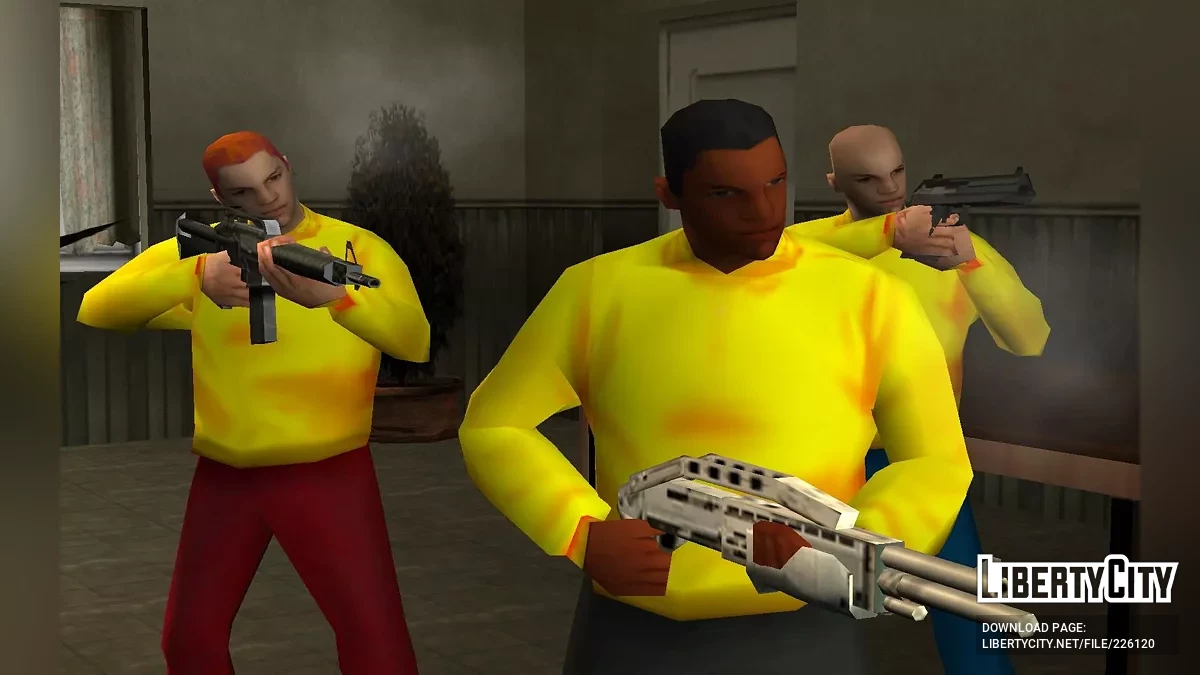 GTA 2D Gameplay Protagonists / GTA San Andreas