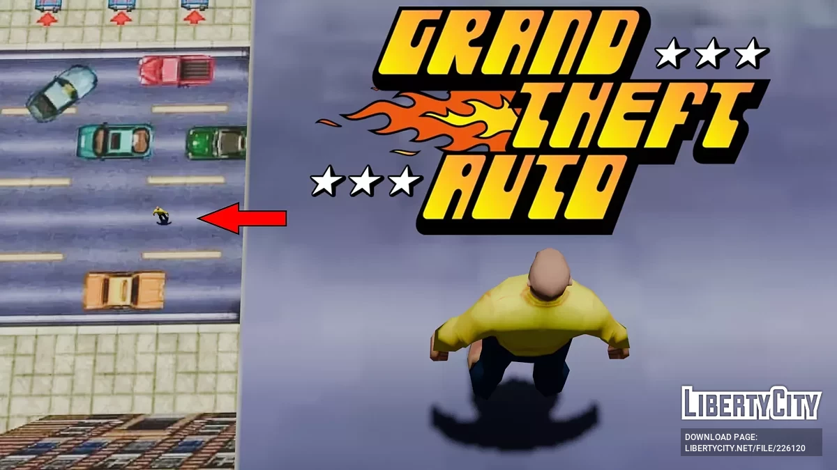 GTA 2D Gameplay Protagonists / GTA San Andreas