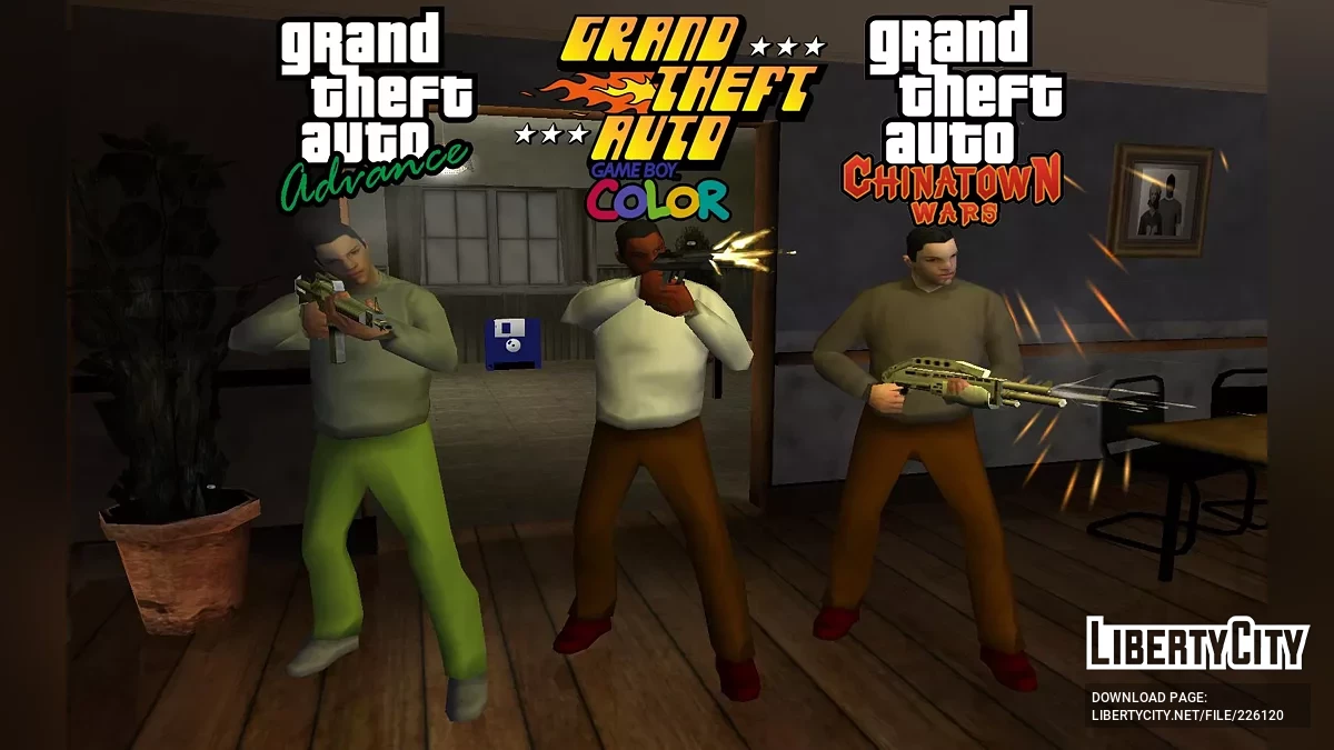 GTA 2D Gameplay Protagonists / GTA San Andreas