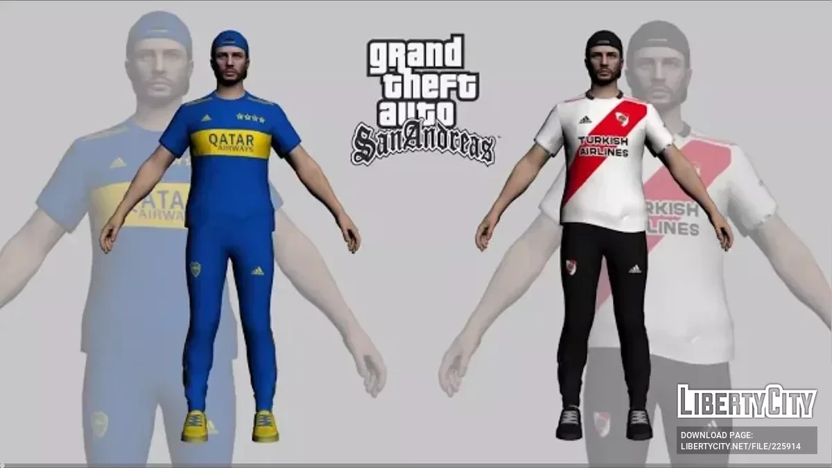 Сборник скинов из GTA Online / GTA San Andreas