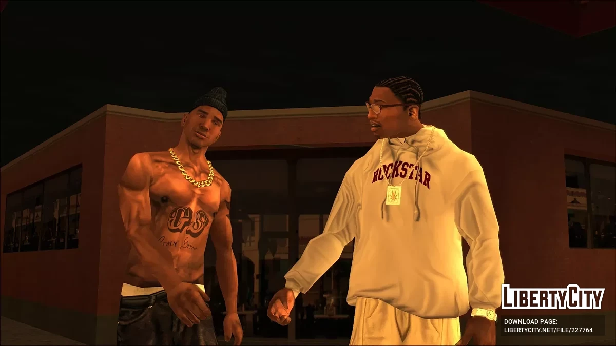 HD-скины для персонажей (Navetsea Skin Tweaks, улучшенные) / GTA San Andreas