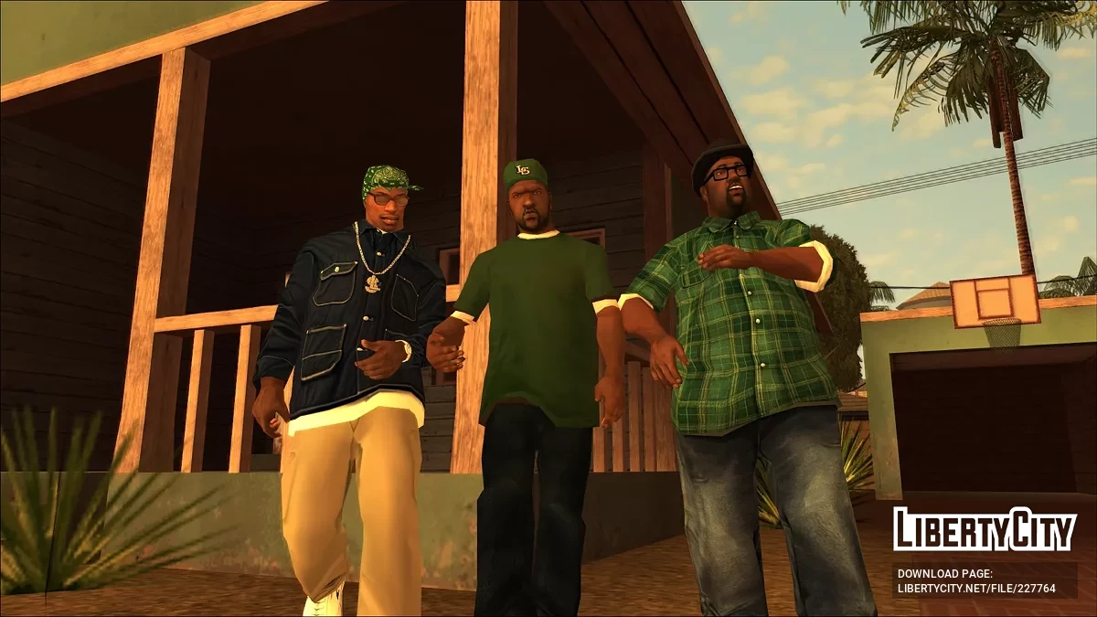 HD-скины для персонажей (Navetsea Skin Tweaks, улучшенные) / GTA San Andreas