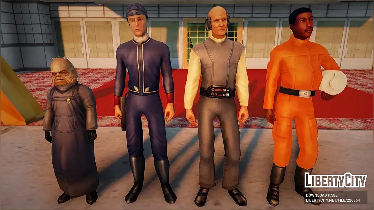 Персонажи из города Беспин (Star Wars) / GTA San Andreas