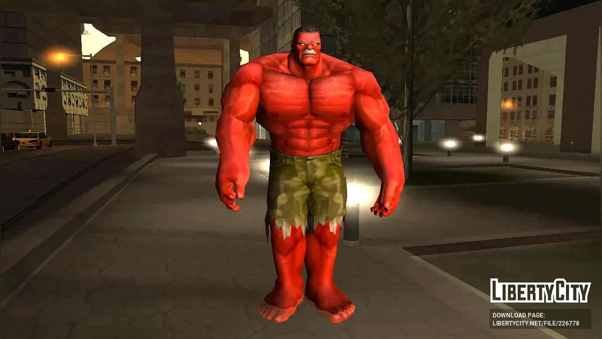 Пак скинов Невероятного Халка (Ультимативное Разрушение) / GTA San Andreas