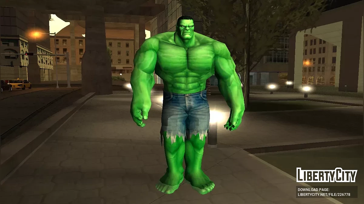 Пак скинов Невероятного Халка (Ультимативное Разрушение) / GTA San Andreas