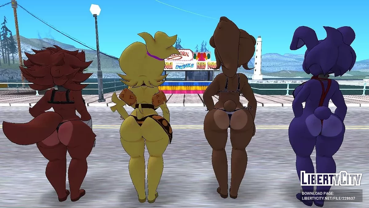 Скинпак Frenni's Night Club Skin Pack - Бикини / GTA San Andreas