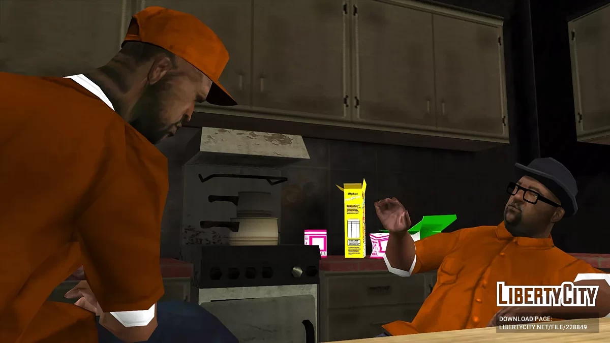 Скинпак Orange Grove Families / GTA San Andreas
