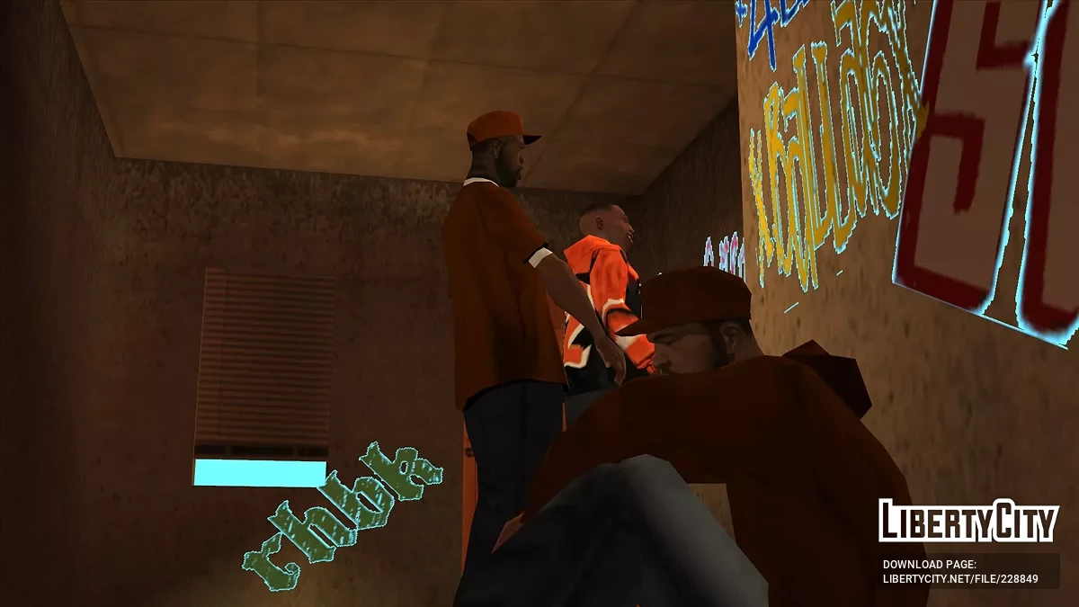 Скинпак Orange Grove Families / GTA San Andreas