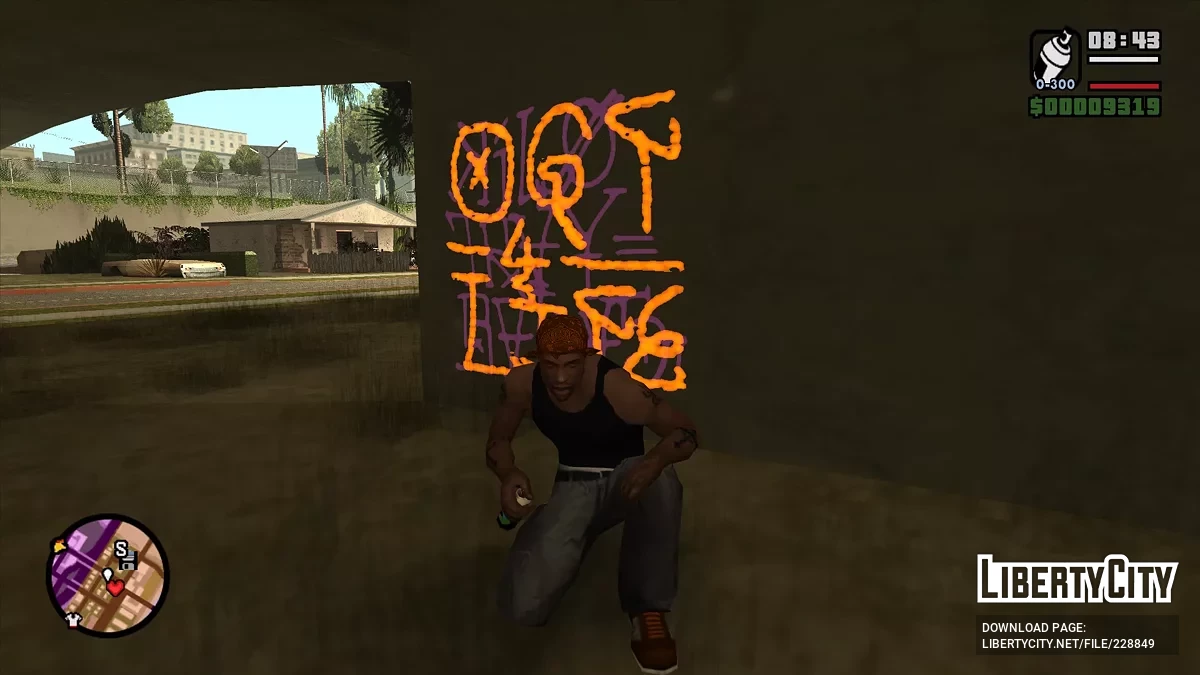 Скинпак Orange Grove Families / GTA San Andreas
