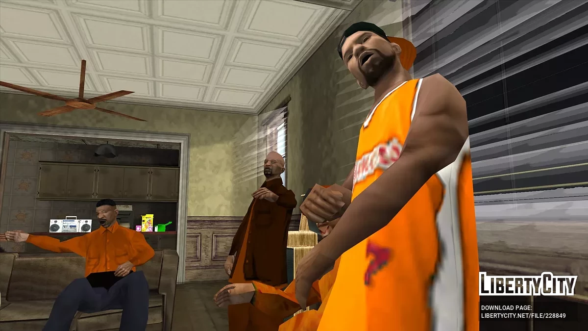 Скинпак Orange Grove Families / GTA San Andreas