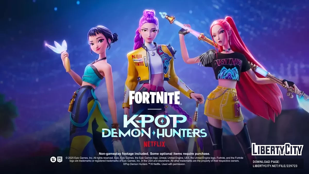 Kpop Demon Hunters Skin Pack - Fortnite / GTA San Andreas