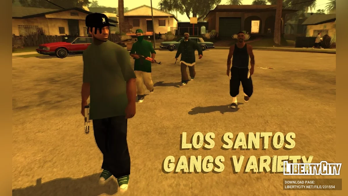 Разнообразие банд Лос-Сантос / GTA San Andreas