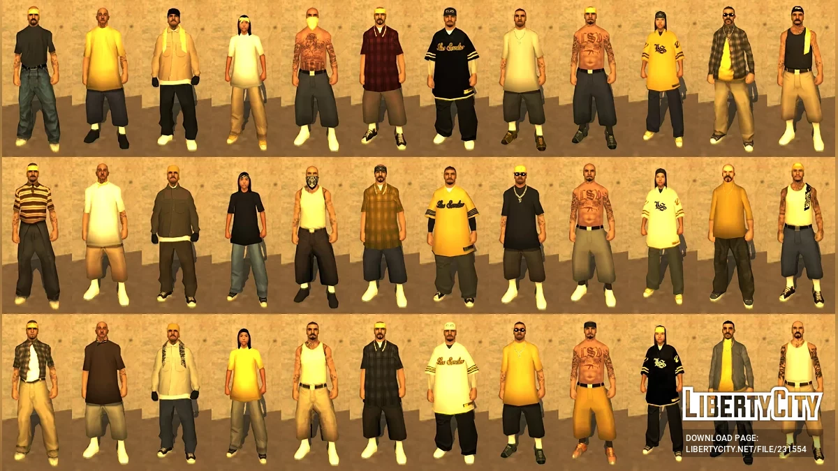 Разнообразие банд Лос-Сантос / GTA San Andreas
