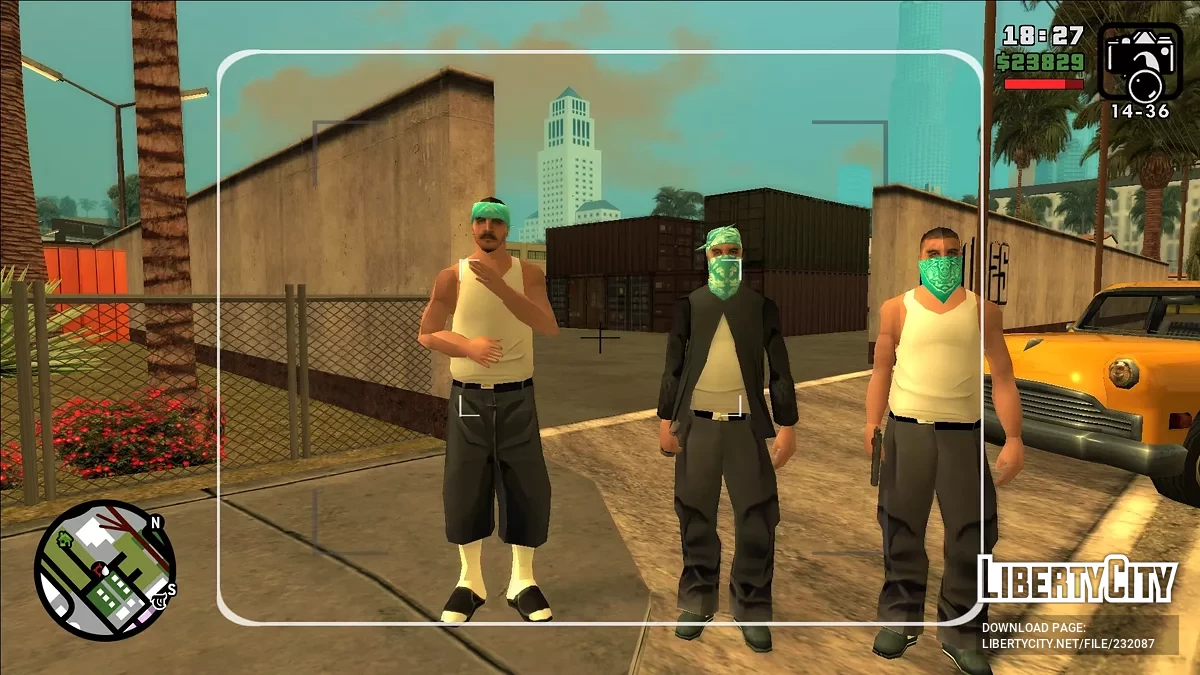 Увеличенная версия скинов Бета Банды / GTA San Andreas