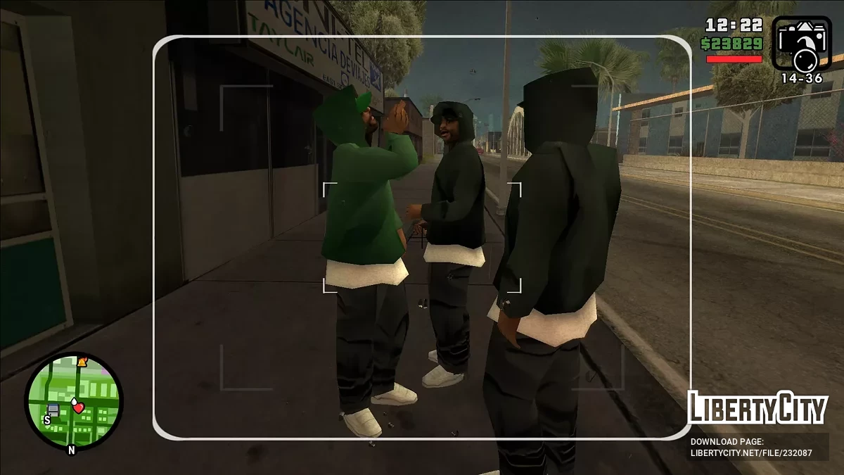 Увеличенная версия скинов Бета Банды / GTA San Andreas