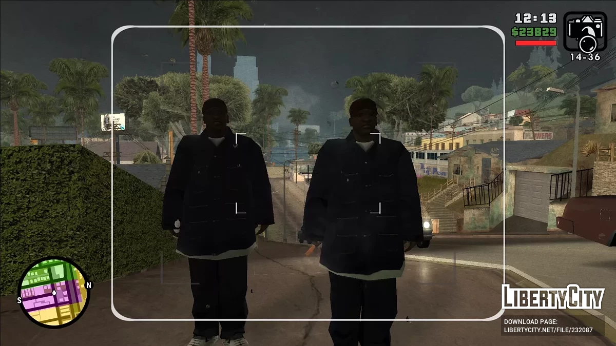 Увеличенная версия скинов Бета Банды / GTA San Andreas