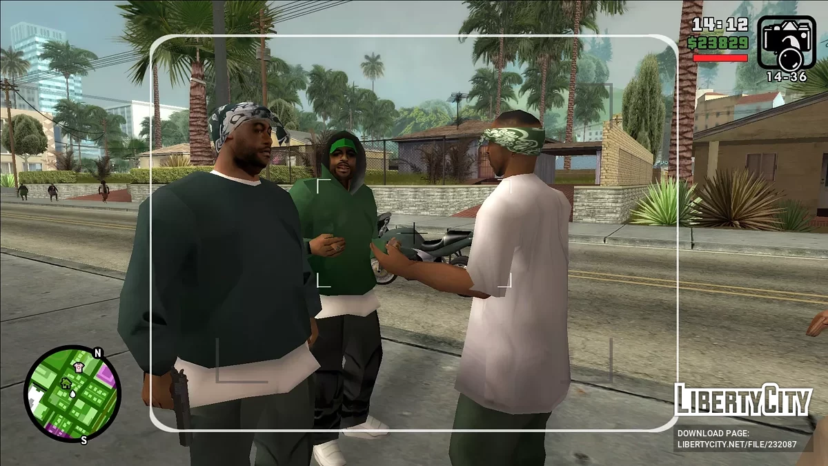 Увеличенная версия скинов Бета Банды / GTA San Andreas