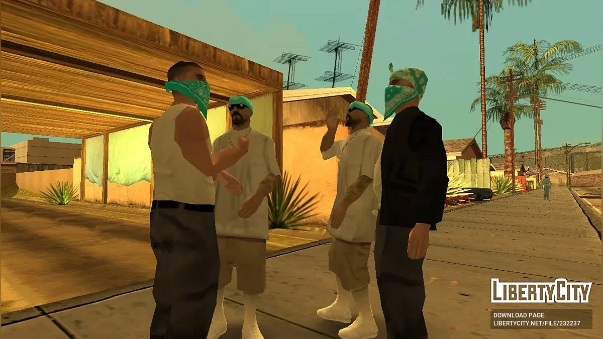 Восстановление бета-пешеходов / GTA San Andreas