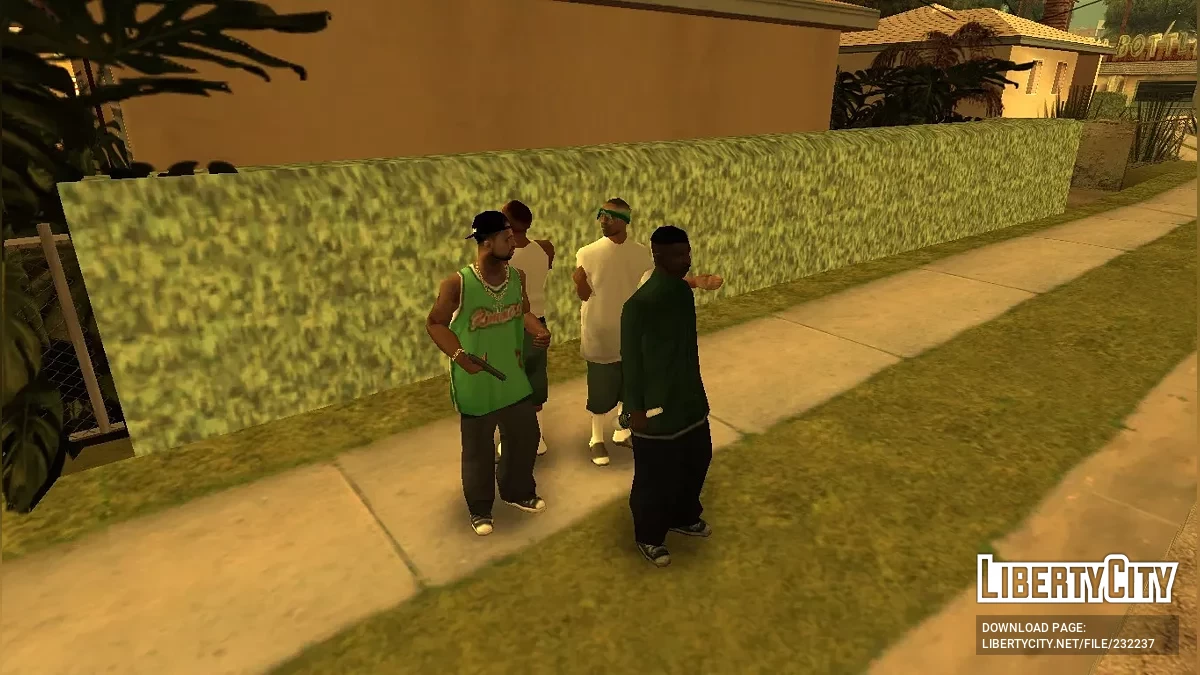 Восстановление бета-пешеходов / GTA San Andreas