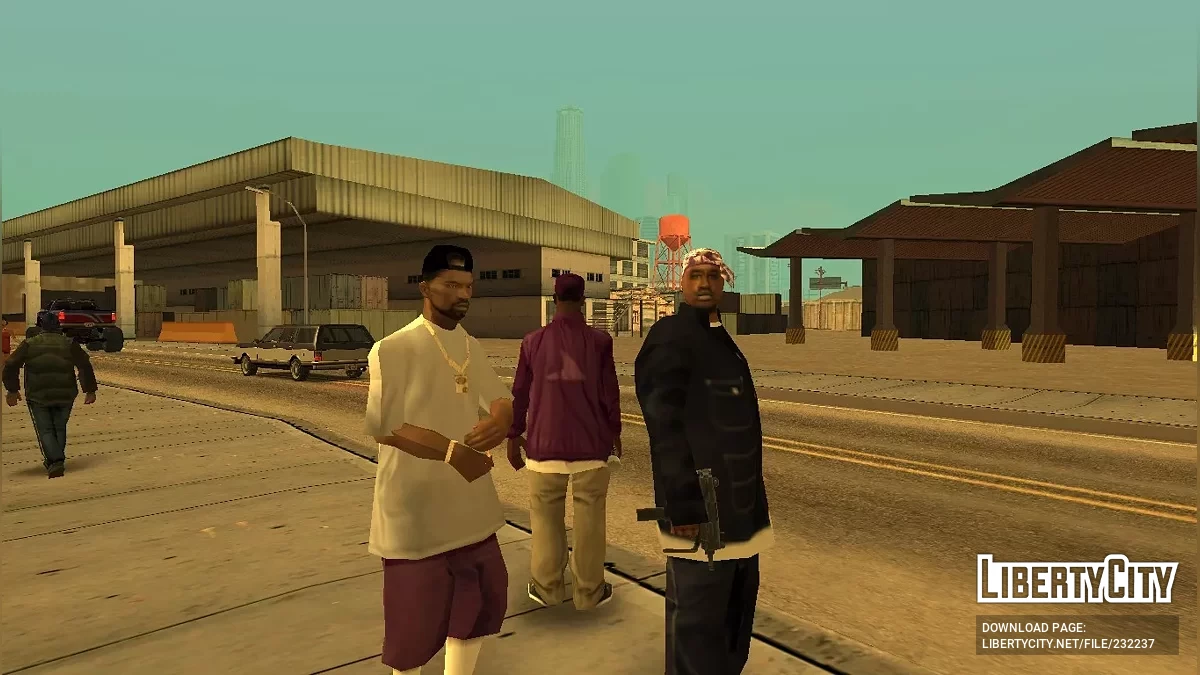 Восстановление бета-пешеходов / GTA San Andreas