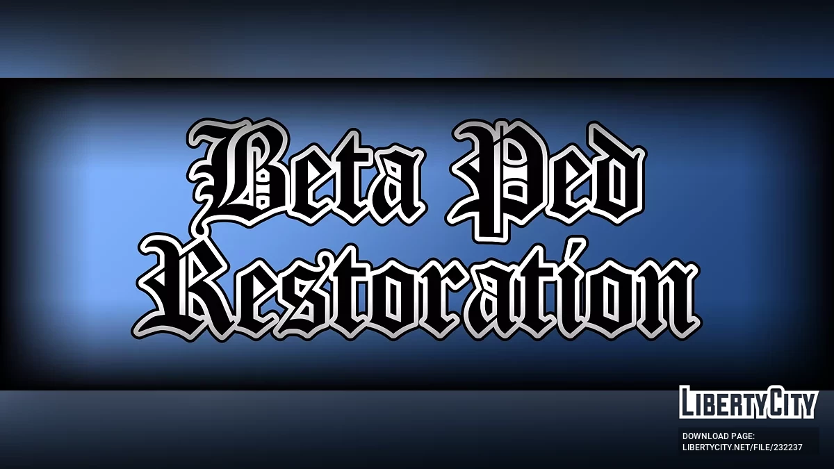 Восстановление Бета Педов / GTA San Andreas
