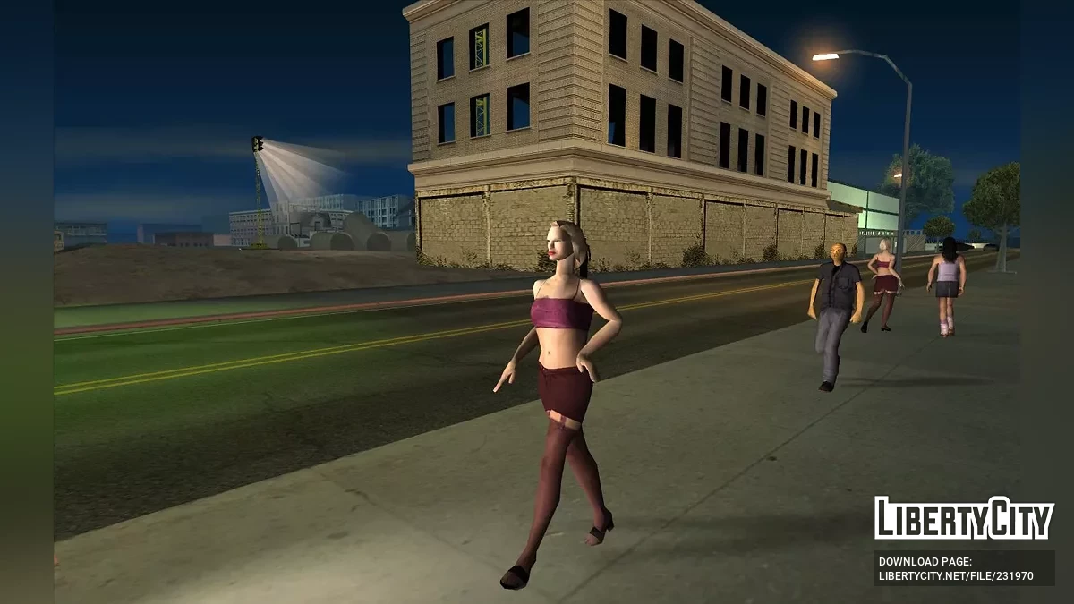 Восстановленные педы из бета-версии / GTA San Andreas