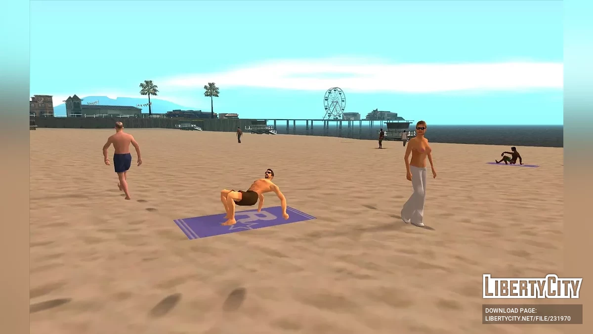 Восстановленные педы из бета-версии / GTA San Andreas