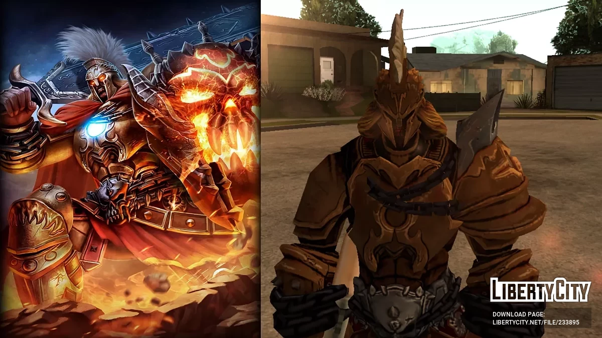 Мод Ares Skinpack & Voicepack (SMITE) / GTA San Andreas