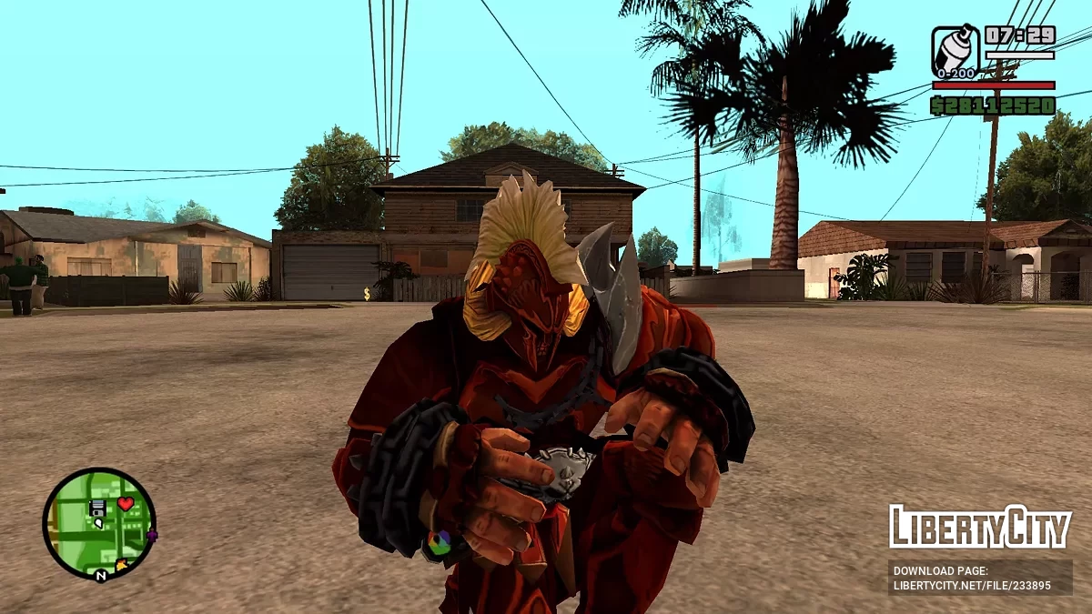 Мод Ares Skinpack & Voicepack (SMITE) / GTA San Andreas