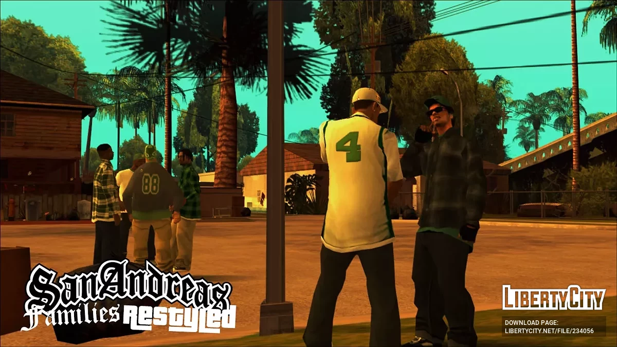 Families Restyled (LPP + HQ Textures) / GTA San Andreas