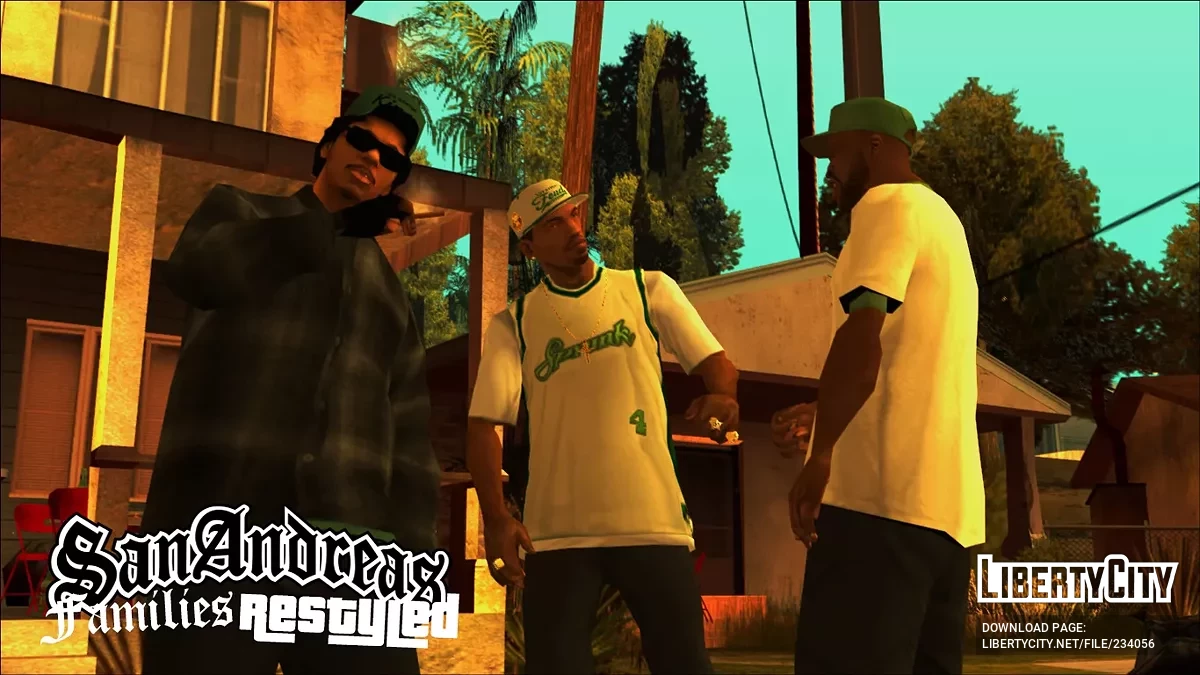 Families Restyled (LPP + HQ Textures) / GTA San Andreas