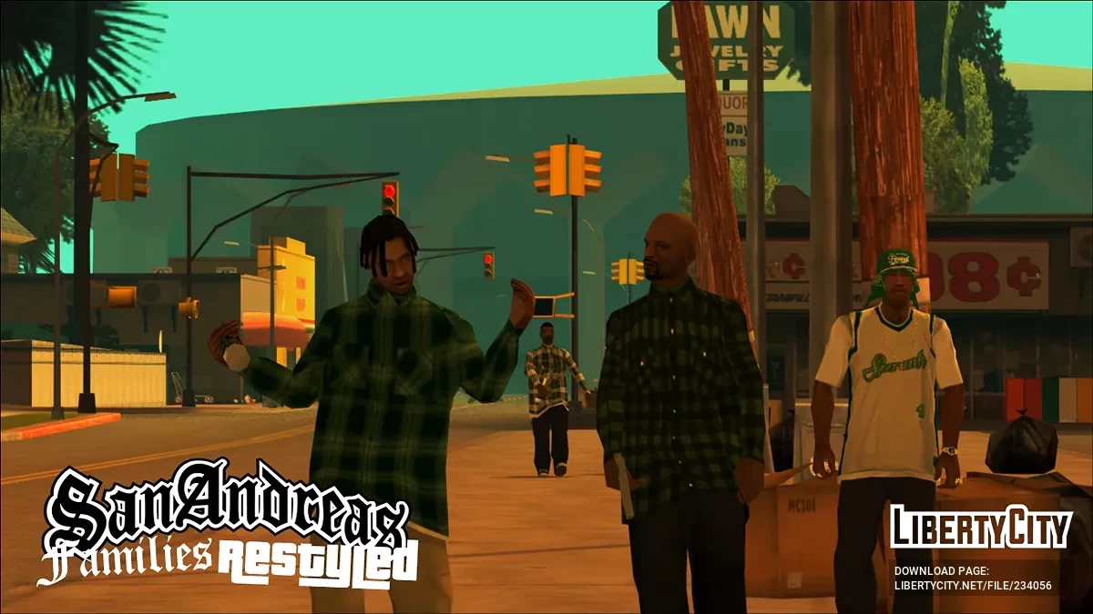 Families Restyled (LPP + HQ Textures) / GTA San Andreas
