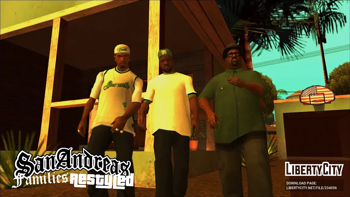 Families Restyled (LPP + HQ Textures) / GTA San Andreas