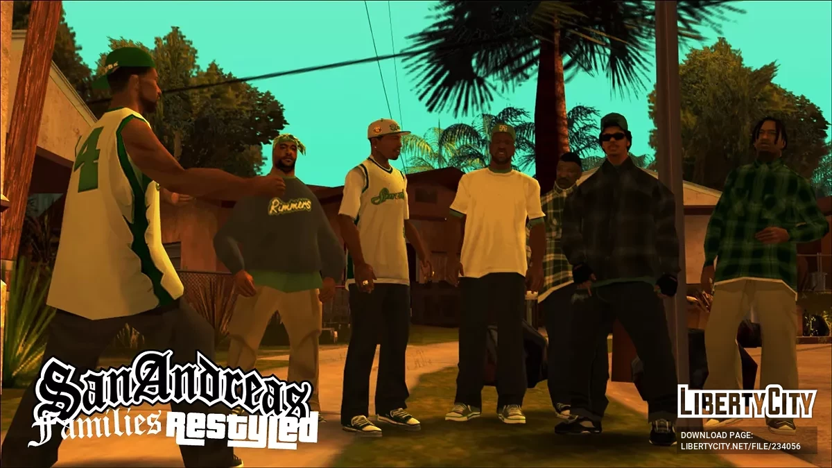 Families Restyled (LPP + HQ Textures) / GTA San Andreas