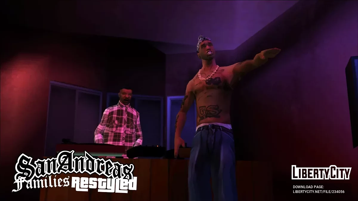 Families Restyled (LPP + HQ Textures) / GTA San Andreas