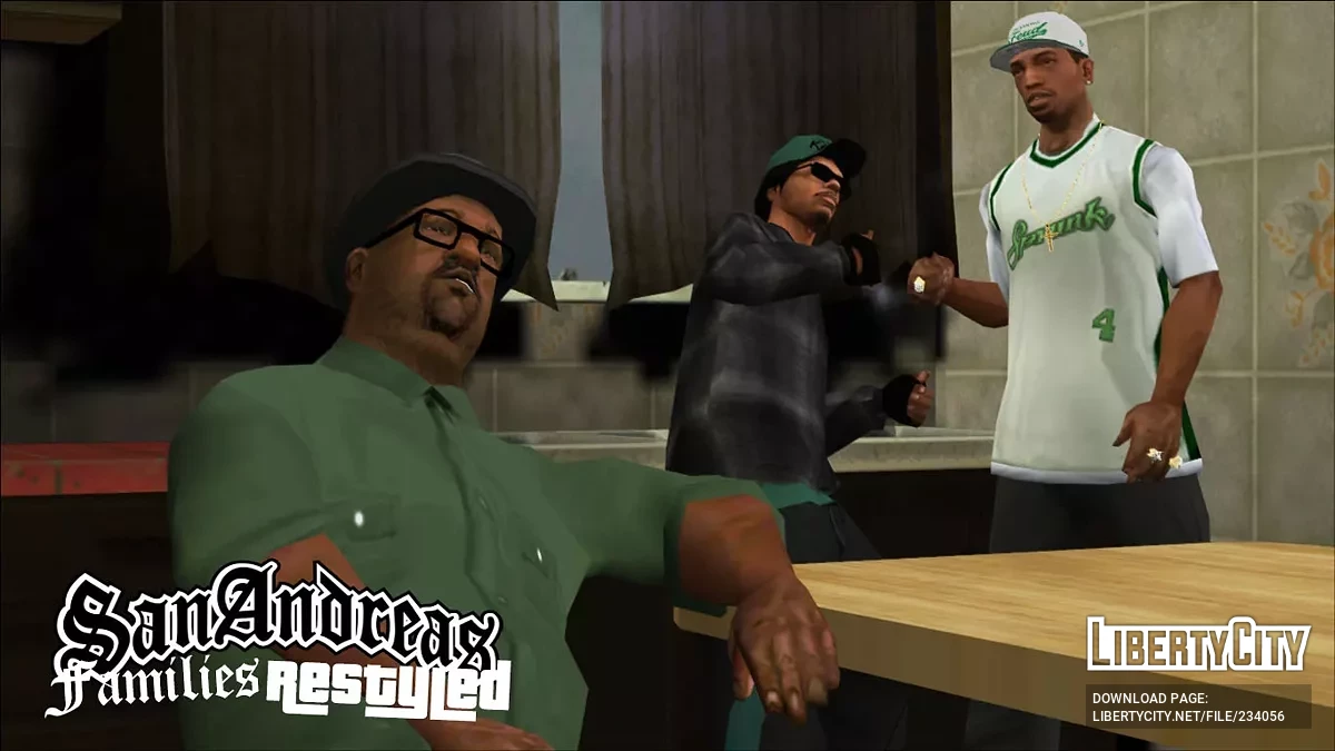Families Restyled (LPP + HQ Textures) / GTA San Andreas