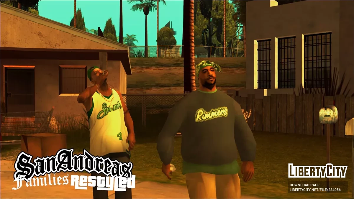 Families Restyled (LPP + HQ Textures) / GTA San Andreas